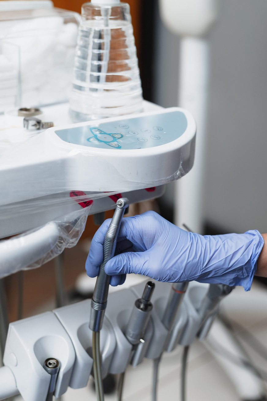 Dentist Preparing to Do a Dental Procedure