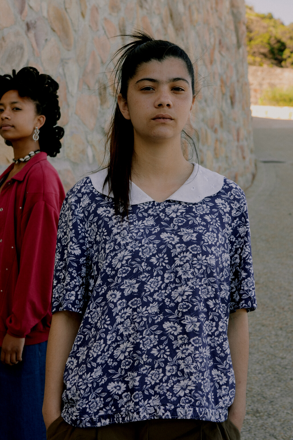 Portrait of Stylish Women Outdoor